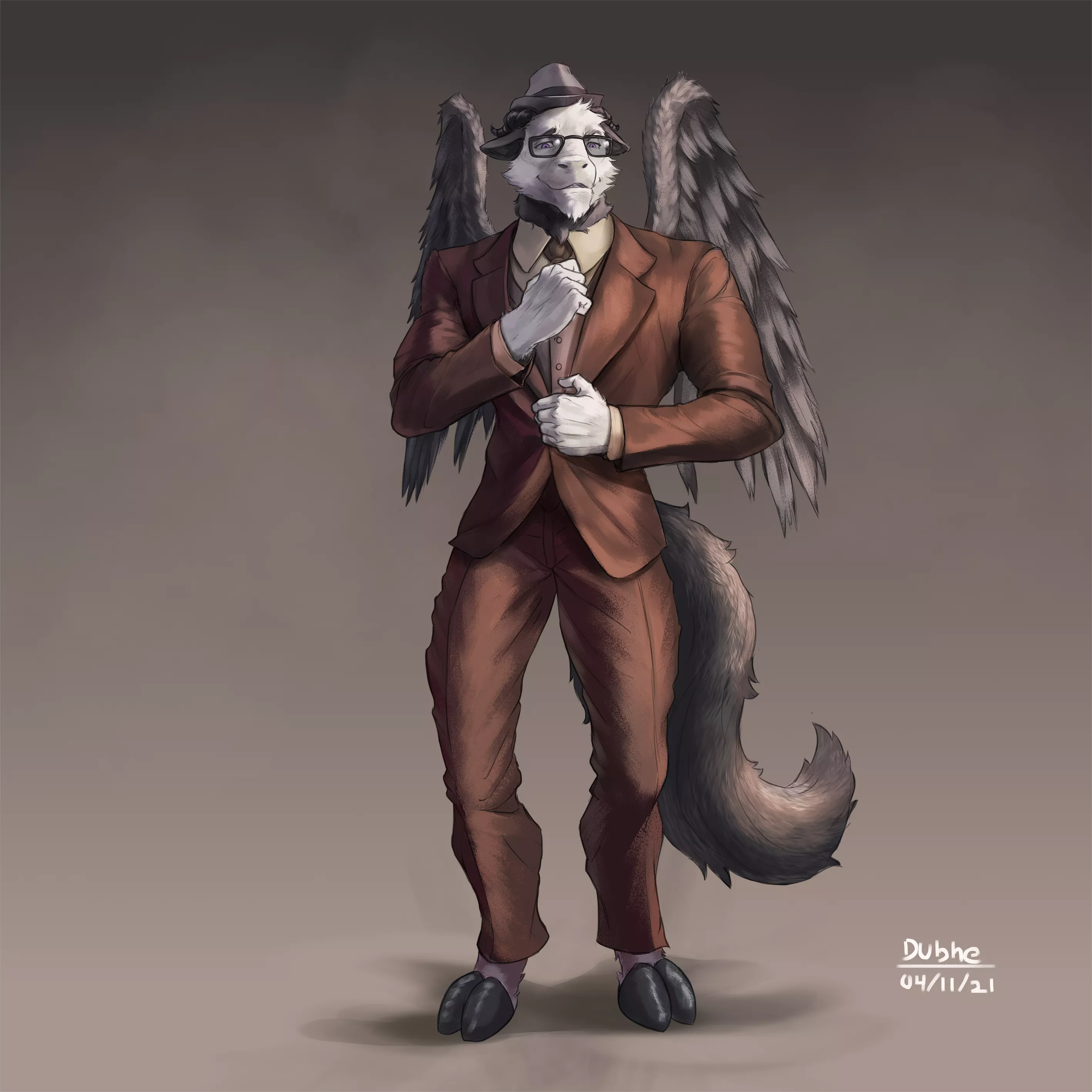 Based on his appearance and presence, what profession do you think he does? Commission artwork. posted by SantLukeArts