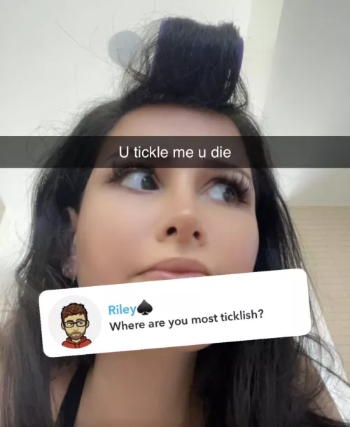 Celebs who are confirmed ticklish: Sssniperwolf by FamiliarBelt123