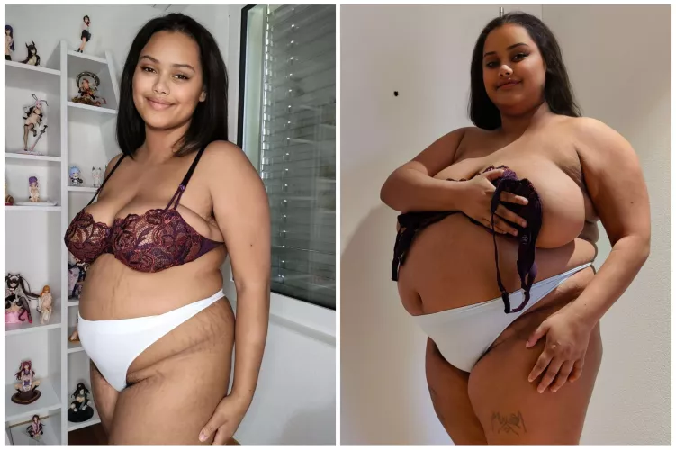 Cute lil belly. Big out of control belly!!! by curvypotchi