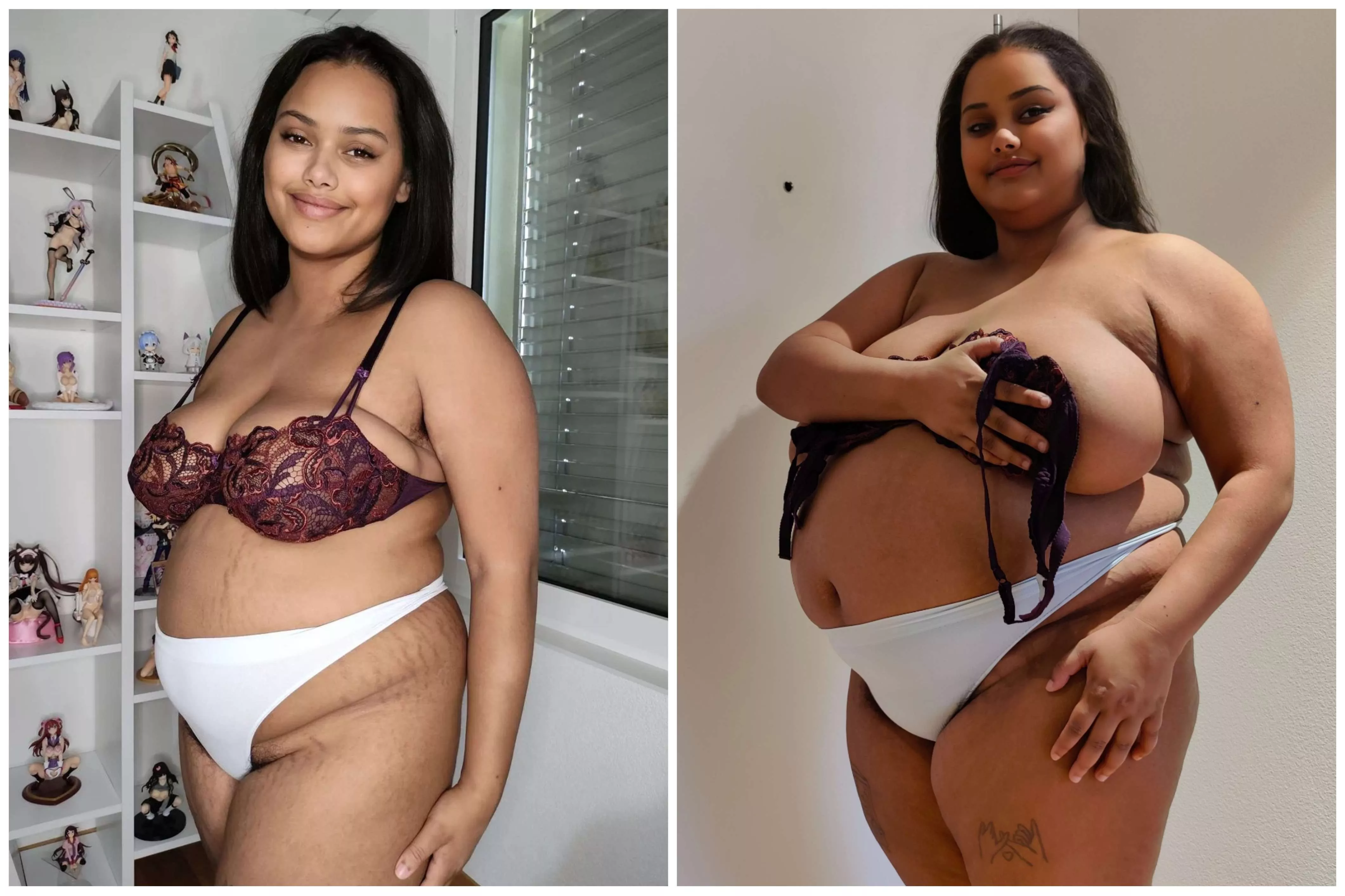 Cute lil belly. Big out of control belly!!! posted by curvypotchi