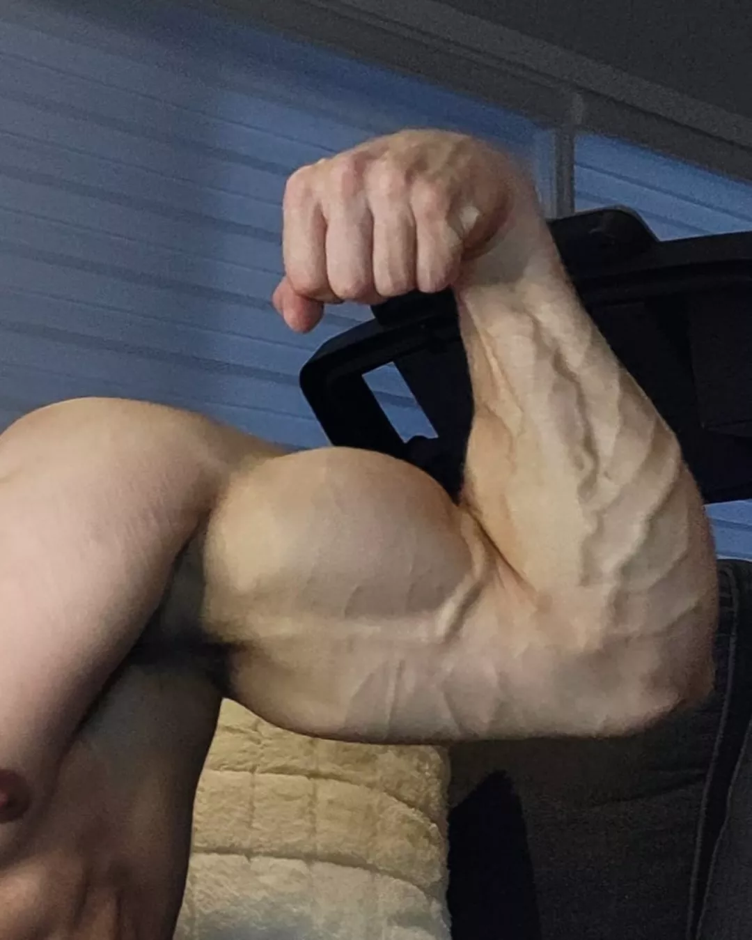 Forearm or bicep 💪🏼😏 ? posted by John_fitness91