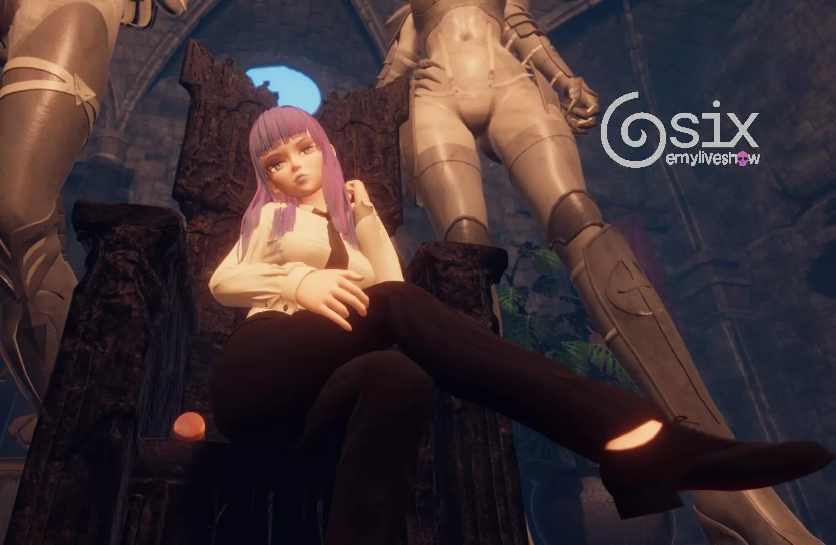 Guess who was trapped in fantasy world and became the new queen😈 https://chaturbate.com/emyliveshow posted by EmyLiveShow