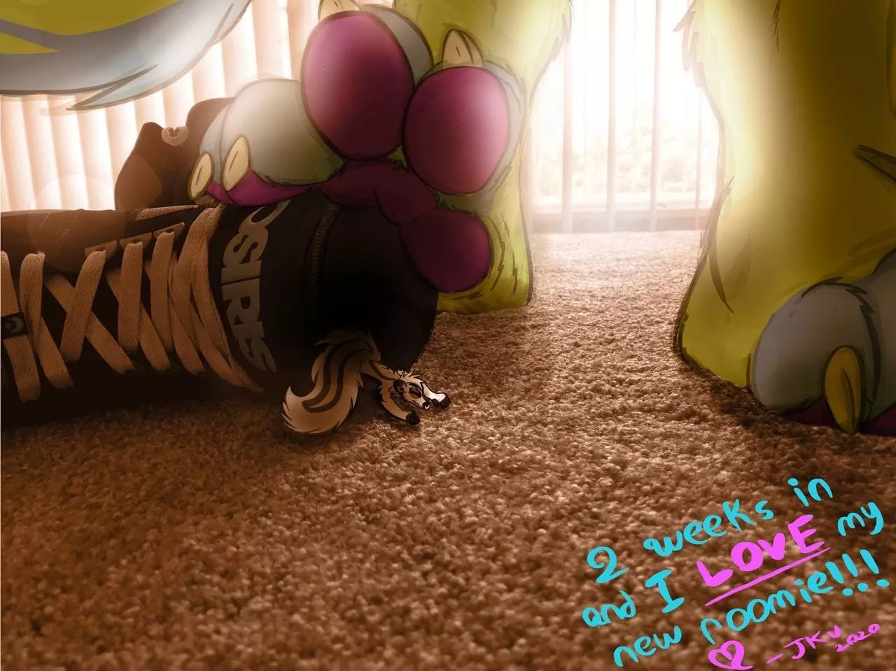 Having fun with the tiny roommate! posted by Direct_To_VHS