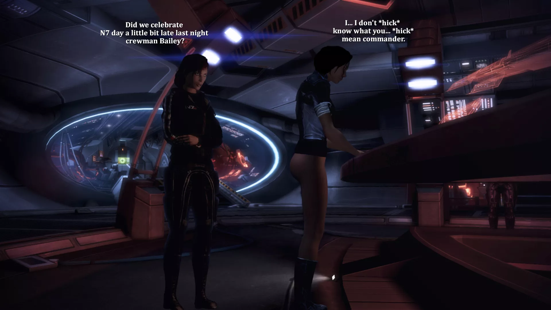Jane Shepard - Crewman Bailey vs N7 Day. (Rastifan) posted by Rastifan