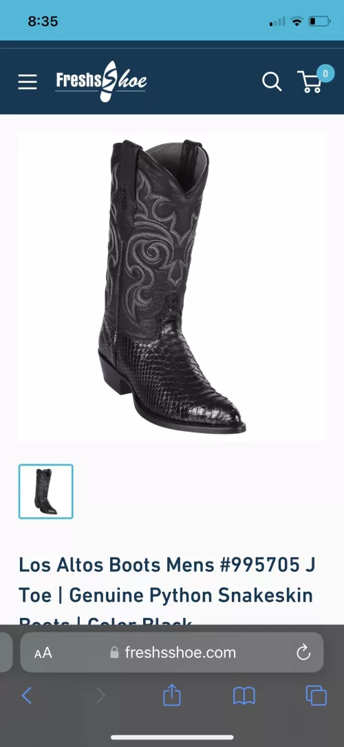 Looking for some black faux snake skin boots by jctman
