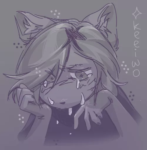 my fursona [art by me] by kamysh_meow