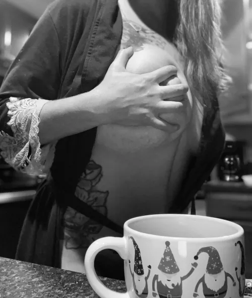 My mug was a little too hot to hold. Luckily I found something else to hold in its place. by Psychological_Key237