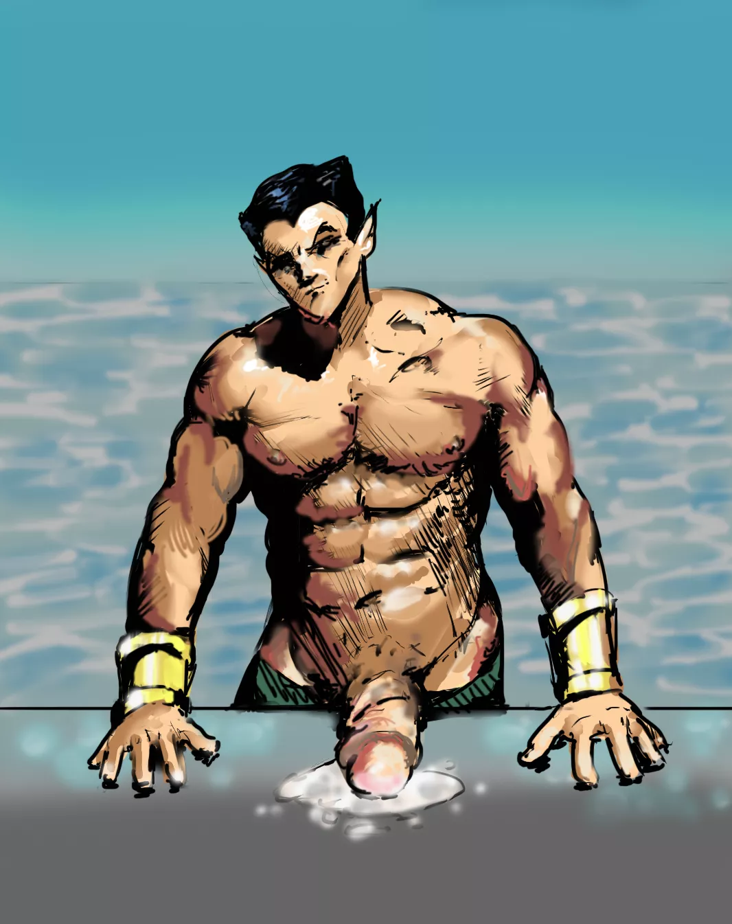 Namor with his cock out (by me) posted by dogesaveloy