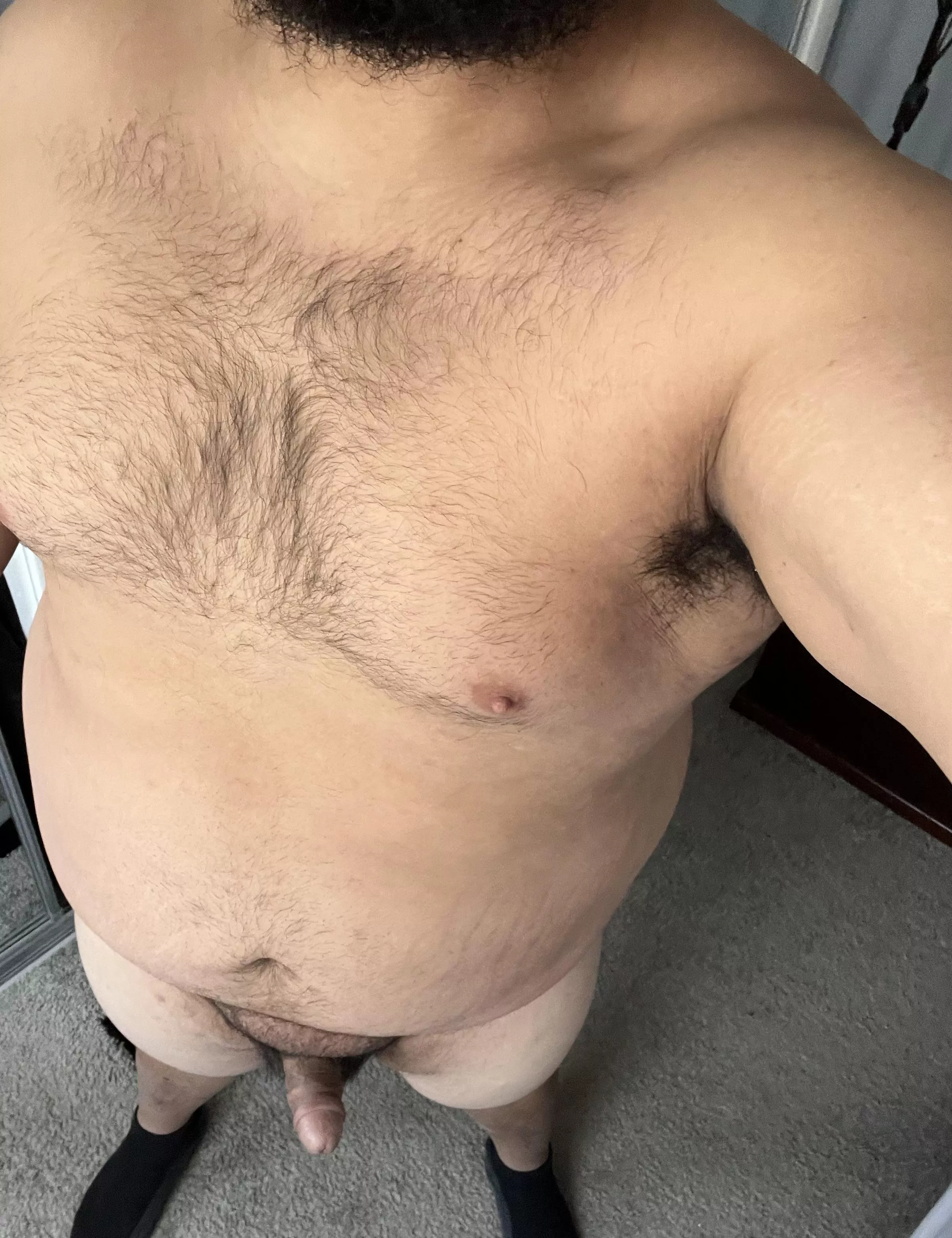 Off from work today… should I put clothes on or stay like this 🤔 posted by mazduhspeed