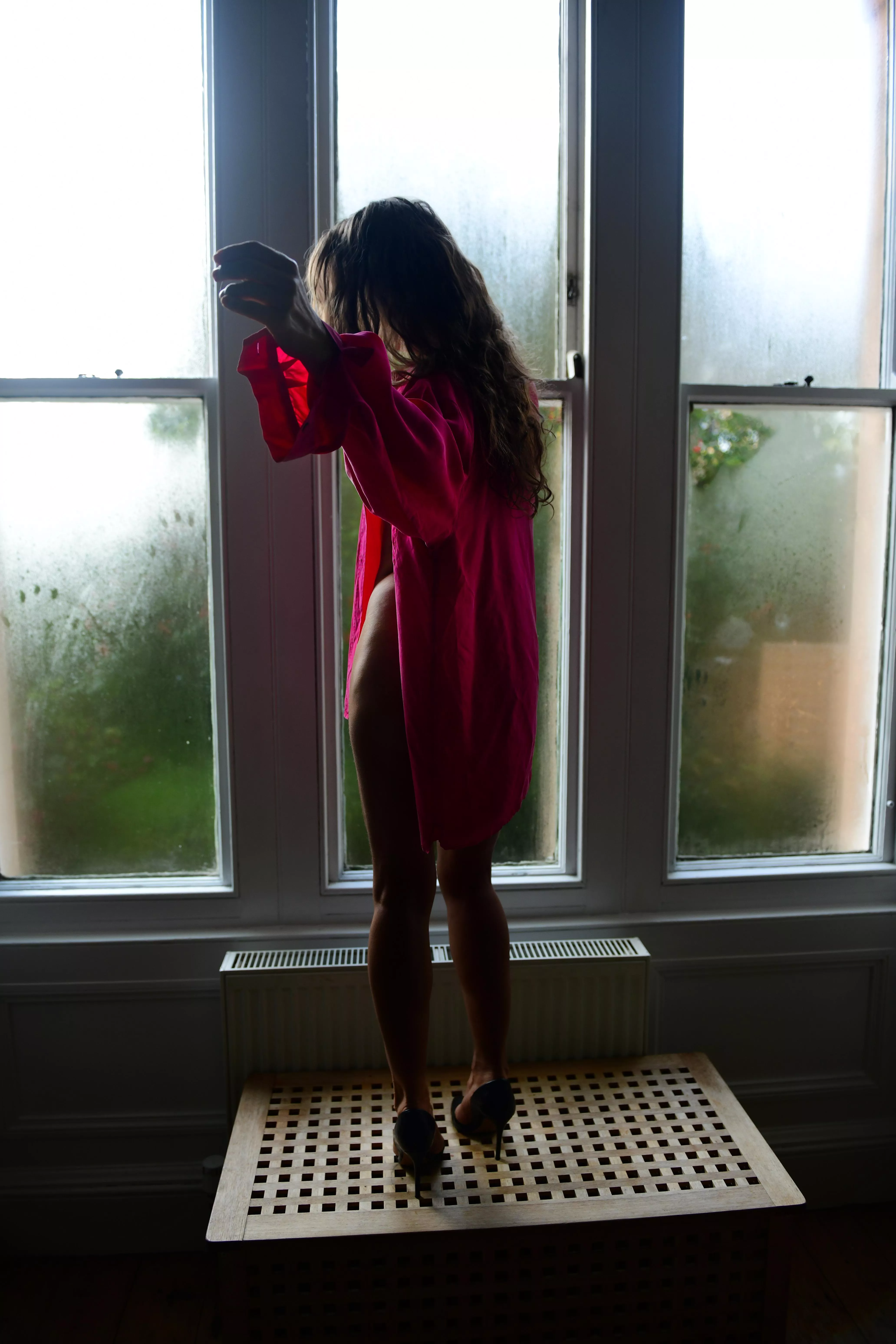 pink shirt OC posted by MalinaWhispers