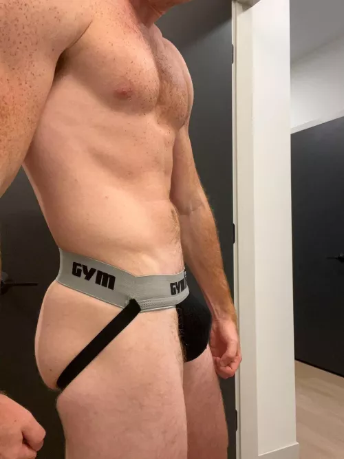 Post gym pump always hits harder in a jock by Academic-Juice6158