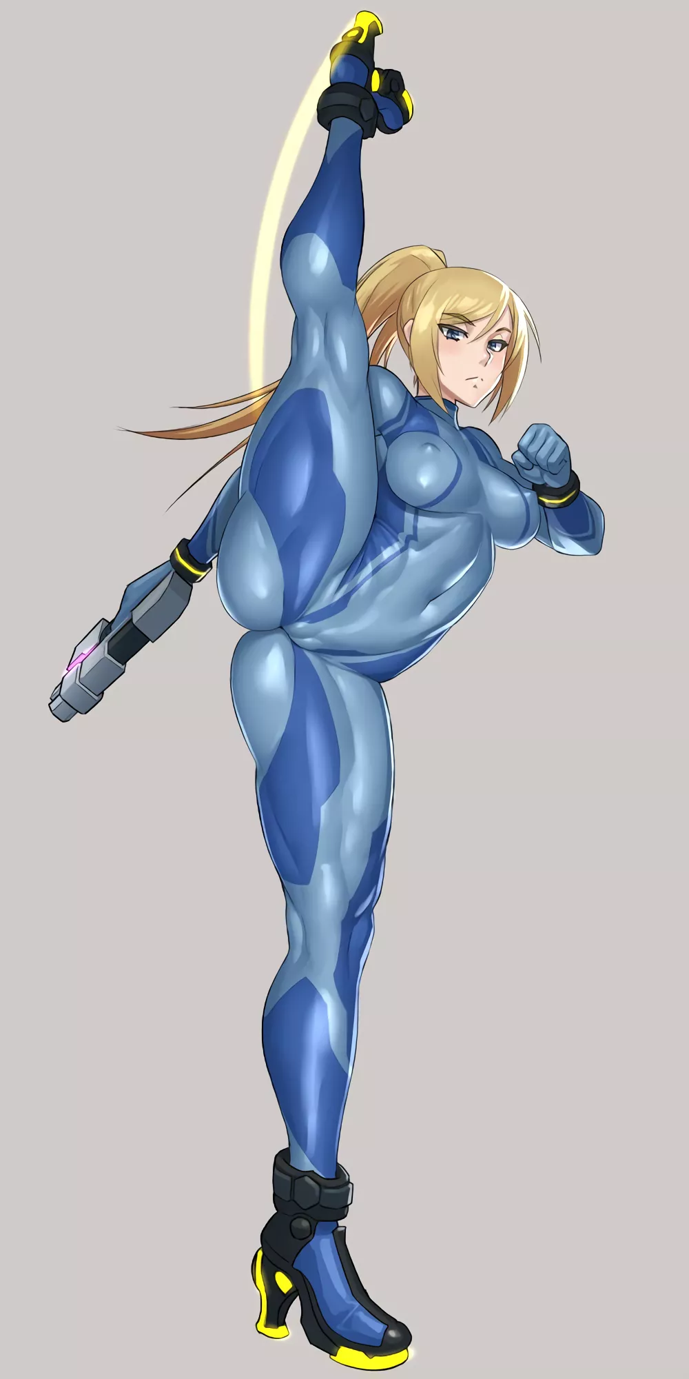 Samus has strong legs posted by HornyForTits1