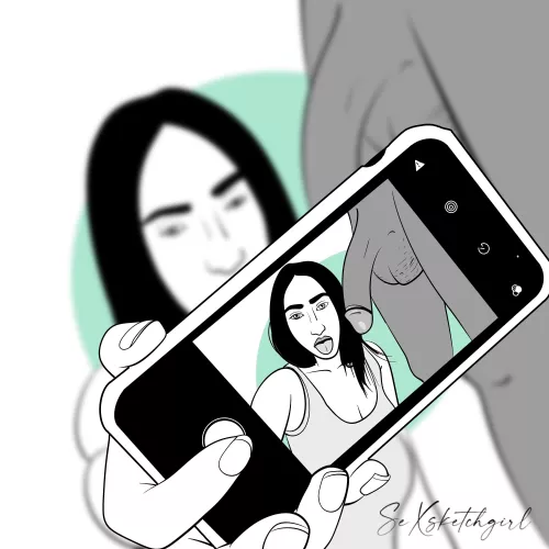 Selfie (by Sexsketchgirl) by New-Sexsketchgirl