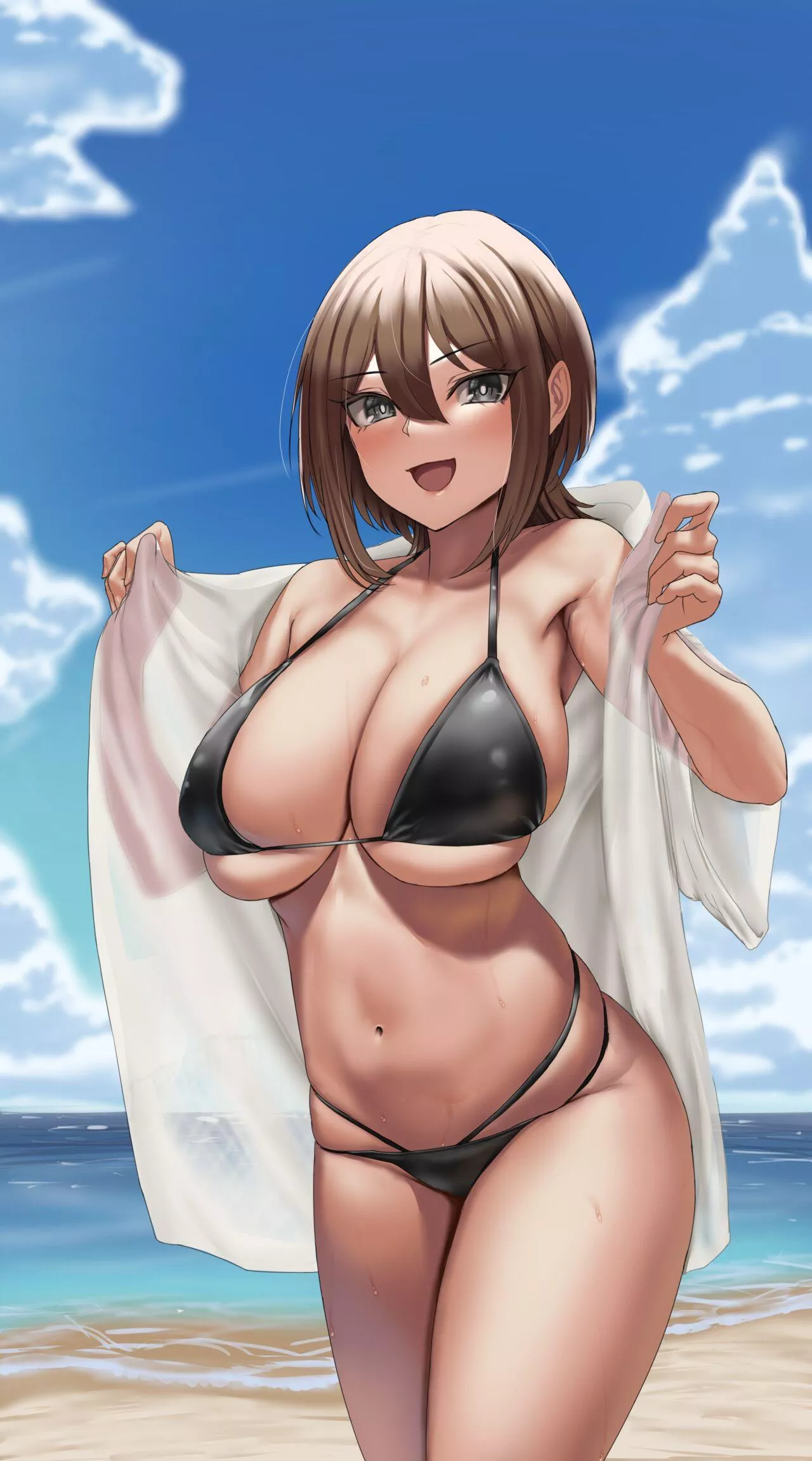 Showing off her swimsuit posted by CharlieChwan