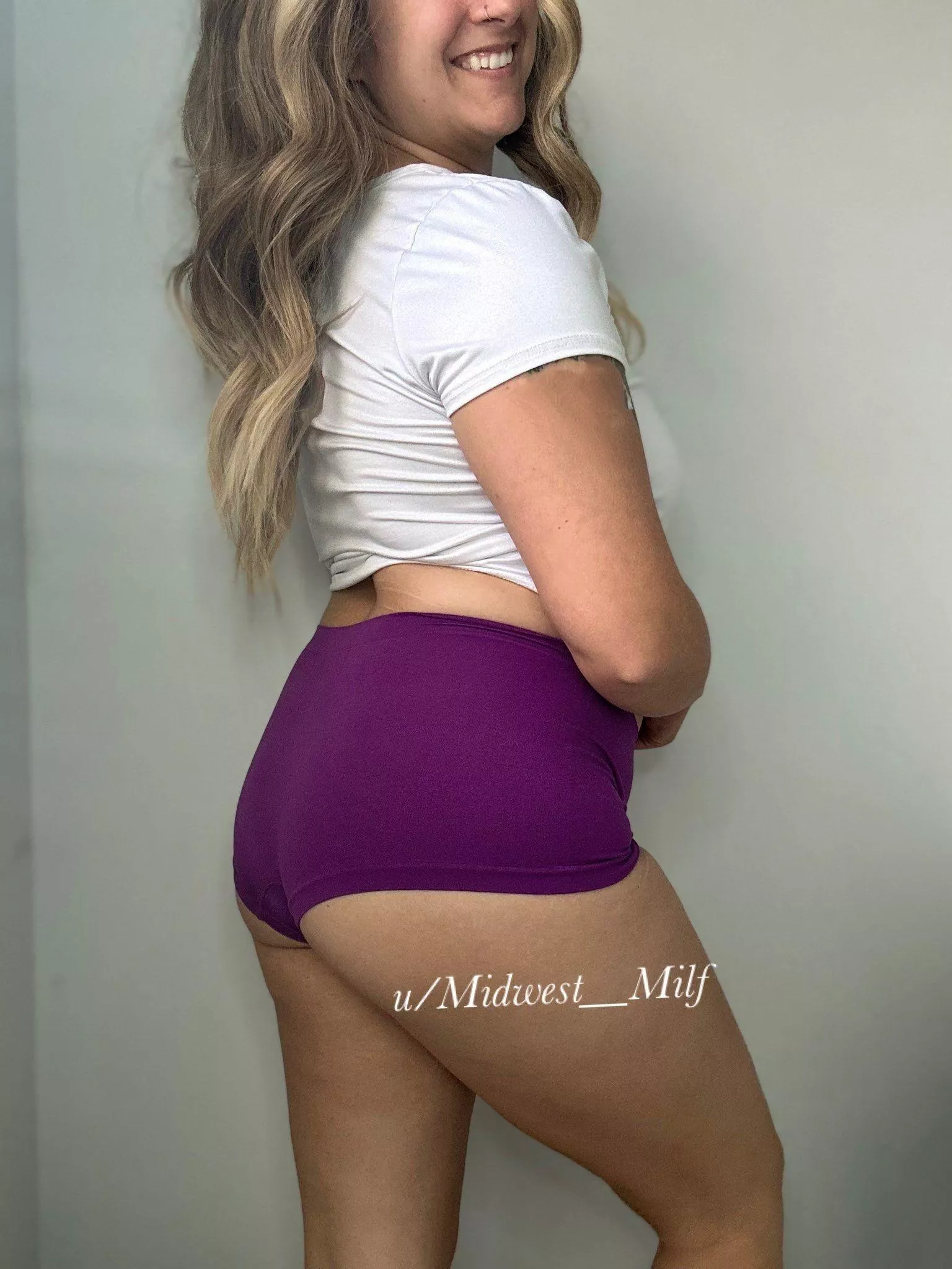 This purple boyshort is SO comfy, and this color is gorgeous! It's available for you!💜 [selling] [USA] posted by midwest__milf