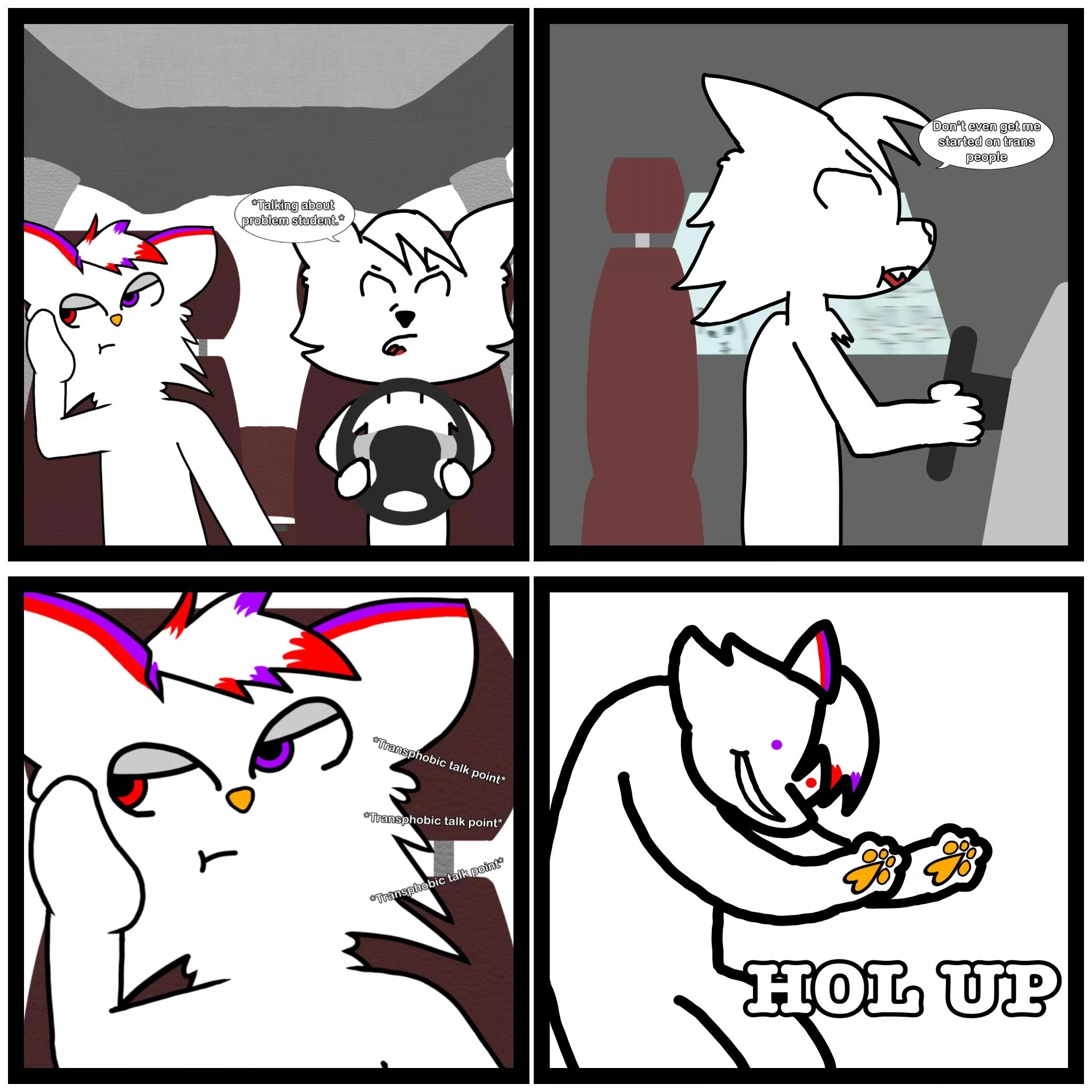 Transphobia go brr posted by DeadWolfGamesYT