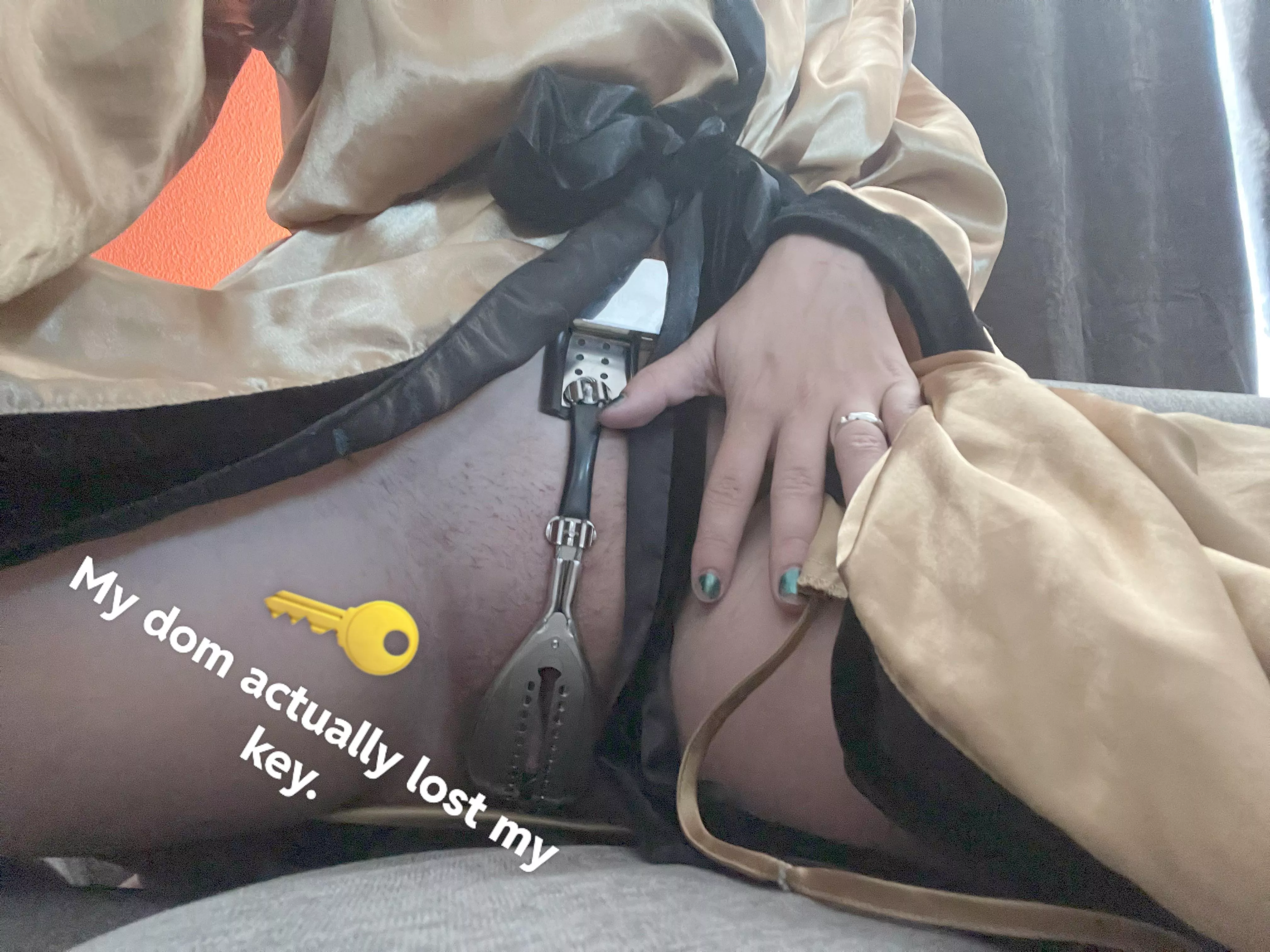 Trapped but it feels good posted by Chastityslut4679