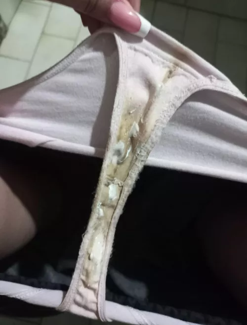 1 dirty week! Smegma and smell in my thong 😏 by Jennyfer77709