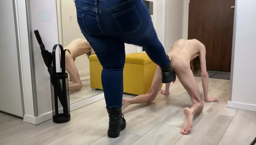 BOOOM! Direct hit! 💥😁💃 - Dave Moon - Jennifer - BrutalBusting (ballbusting) by brutalbusting