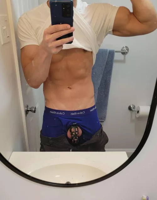 Cage check in the office. Humiliate me please by DowntownCustard4245