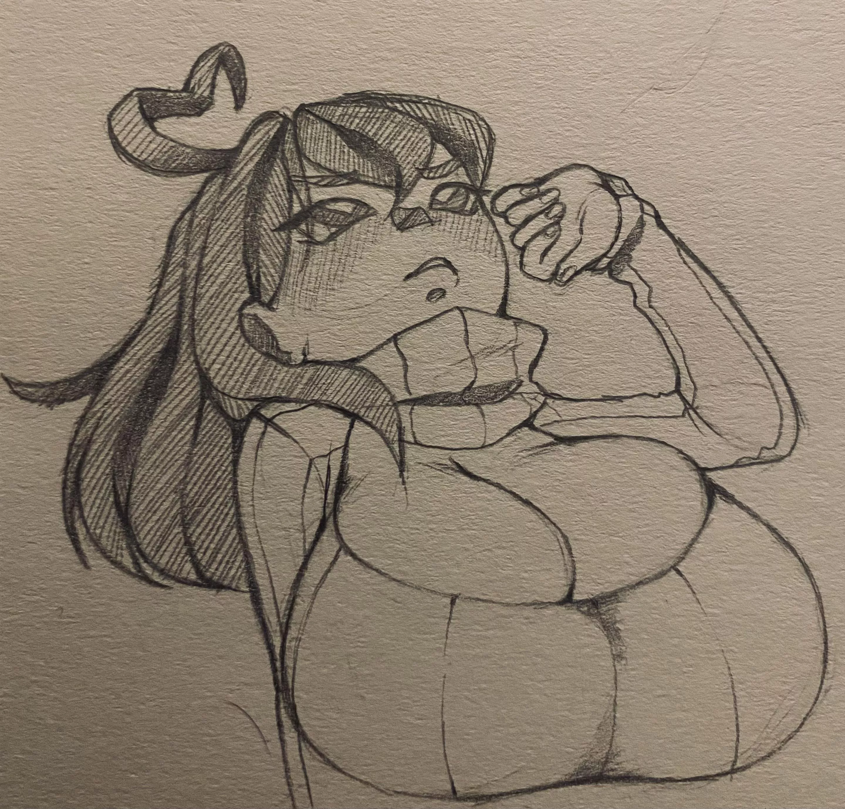 Ermmm idkkk [art by me! Skiddioop!] posted by Potential_Group_4093