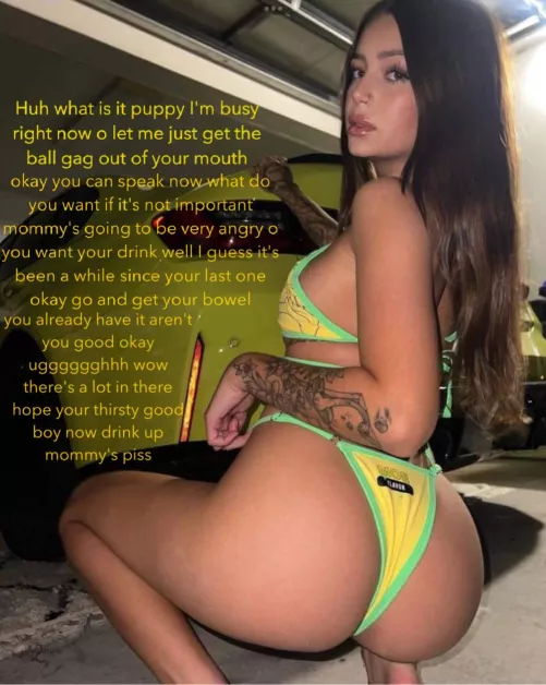 Getting a drink from mommy by Noteneo