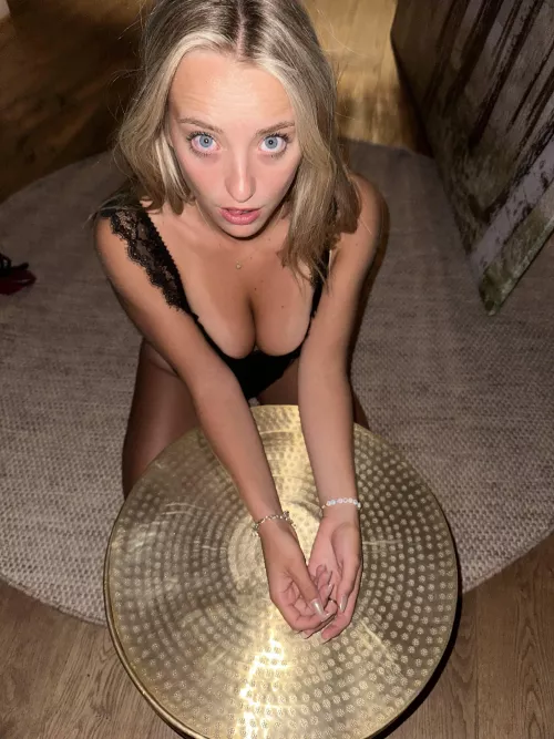 Here on the floor, awaiting your command, Sir by Columnedairspace