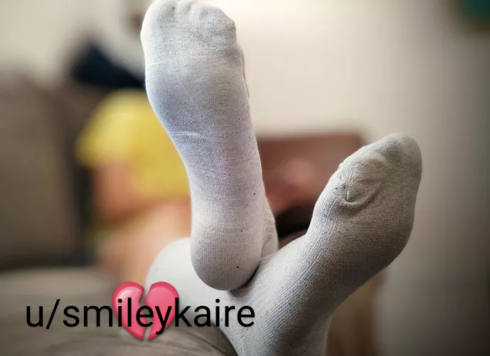 Here we have my [f]uck me socks🤭.. wellll really all my socks are my fuck me socks lol so whatcha waiting for🍆🧦😈 by smileykaire