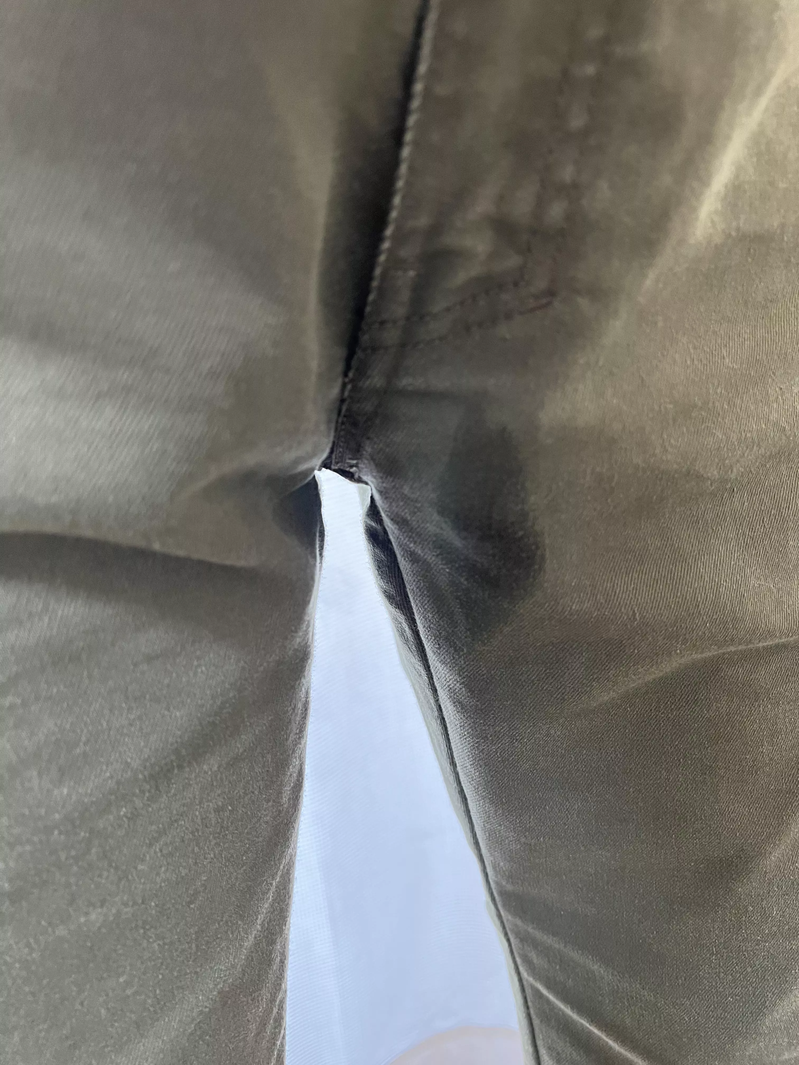 I go out with my precum oozing in a chastity belt posted by No-Professional-6422