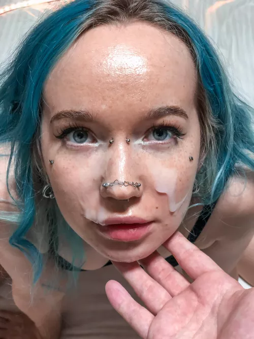 I got cum all over my face. by Scarletty62