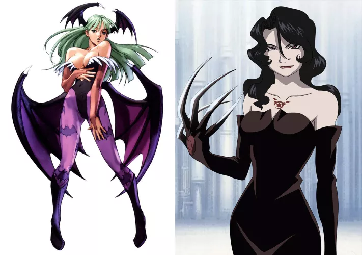 I ran a poll on Twitter (@thecorintio) and an image with Morrigan and Lust + Tentacles won the poll! I might make a small comic featuring these two and this theme. Any ideas for the plot or things you'd like to see with them? by Kalyskah
