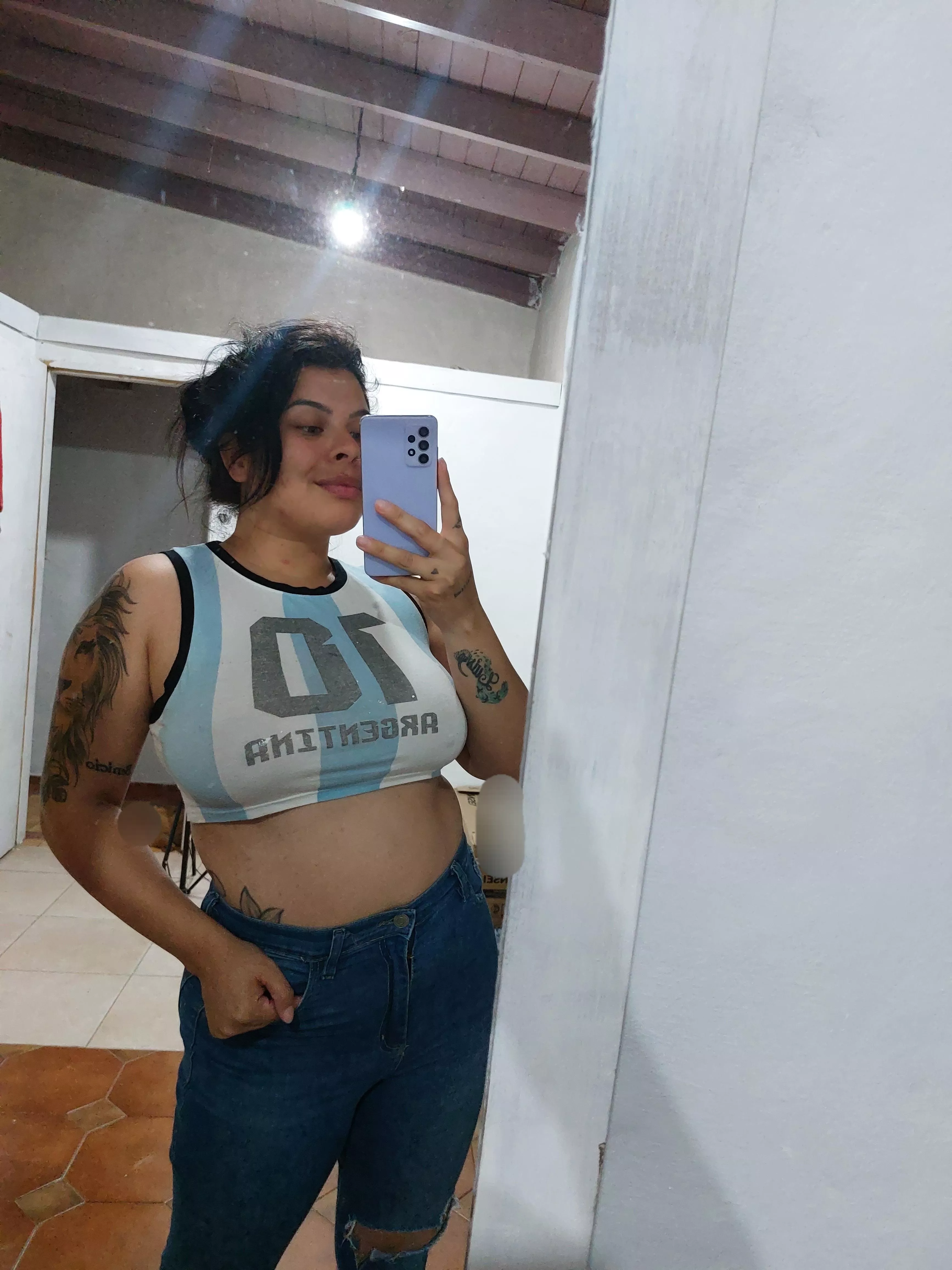 I ruined my favorite top with white paint🥺 posted by sheisthelatinbitchOf