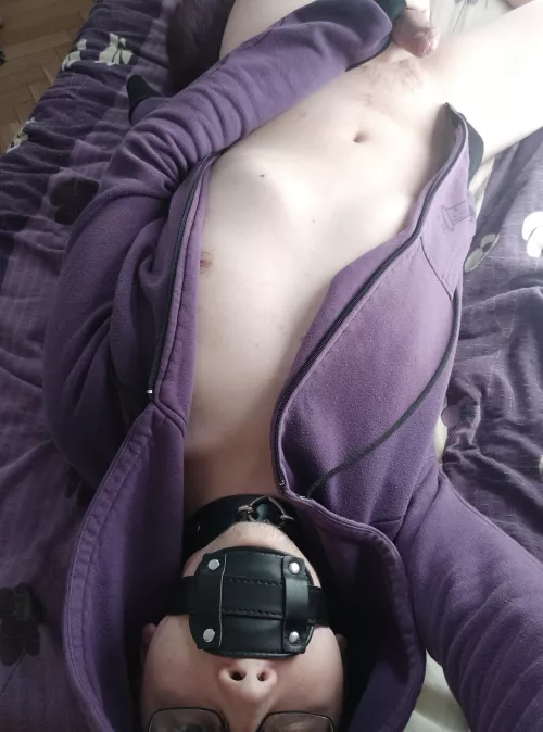 Just got a gag and I love it already by CollaredClitSucker