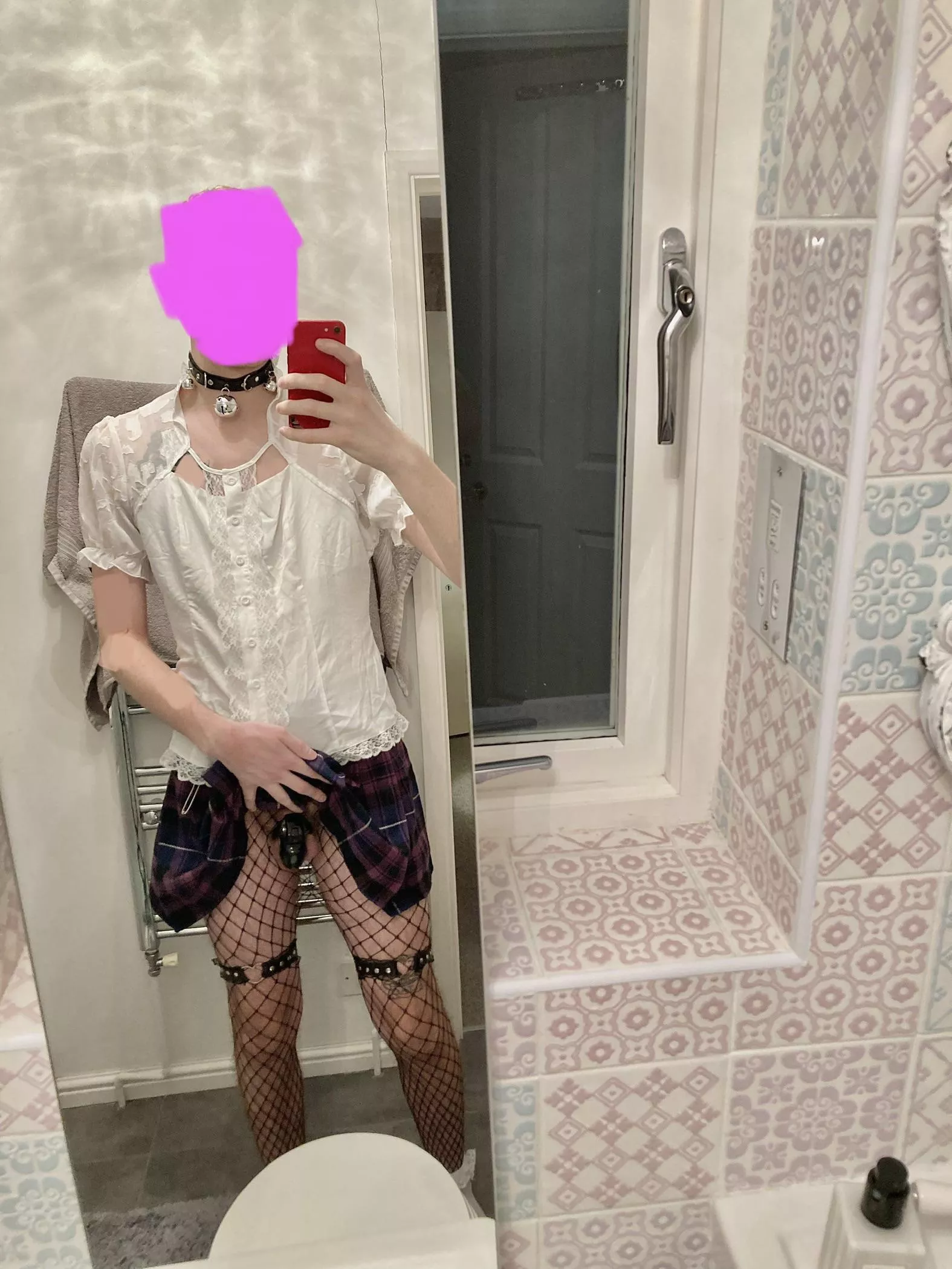 locked up with bells on 🔒🔔 posted by SissyMimixox