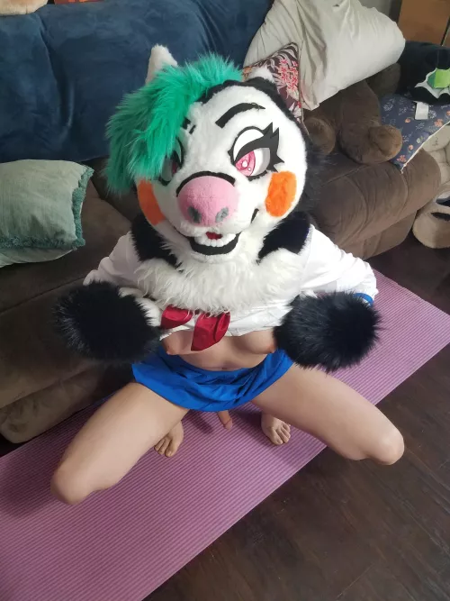 Look I'm a good girl!!! So can I have more of mycandy? by RickiTheShy