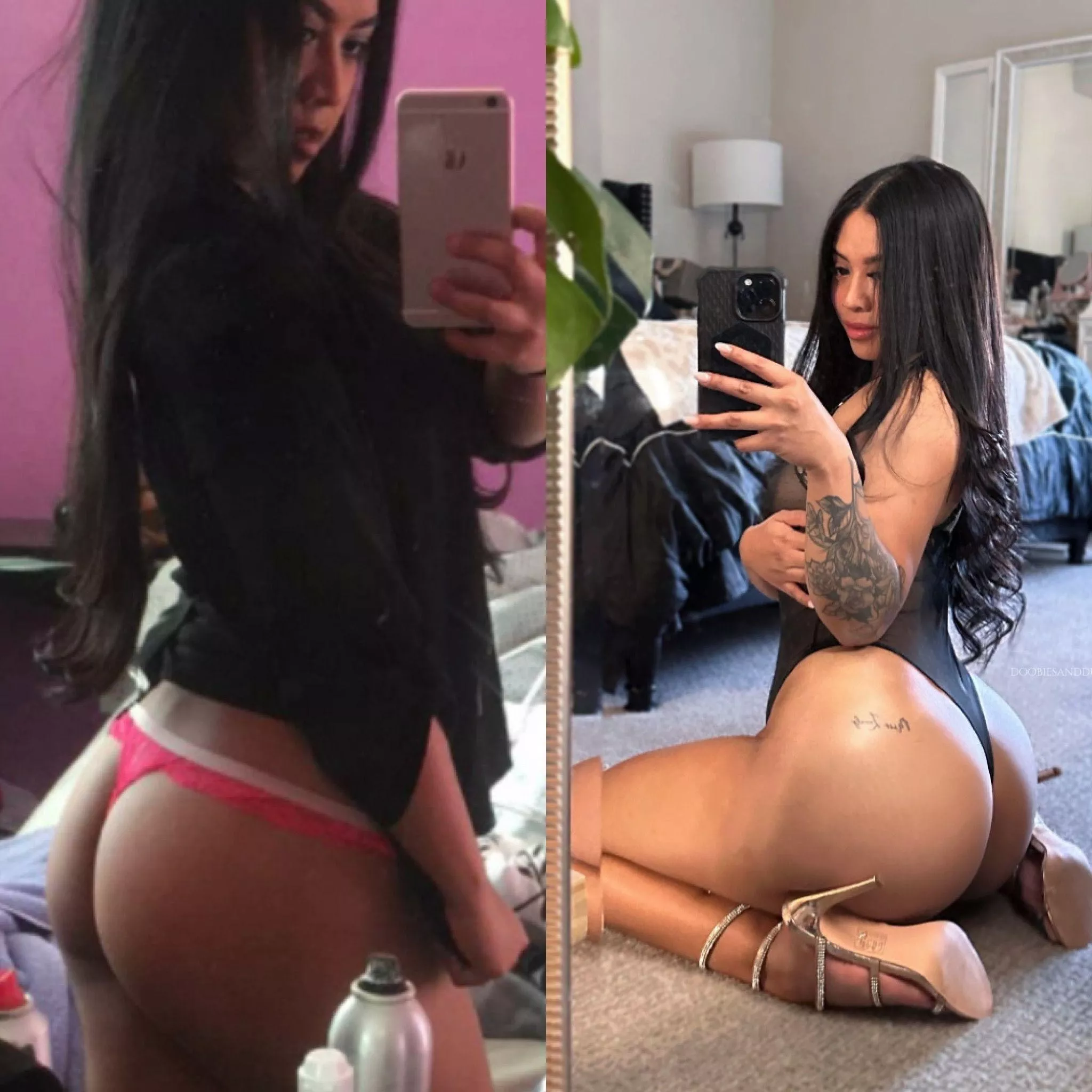Me at 18 vs me now at 26, how’s my progress? posted by DoobiesandDumbells