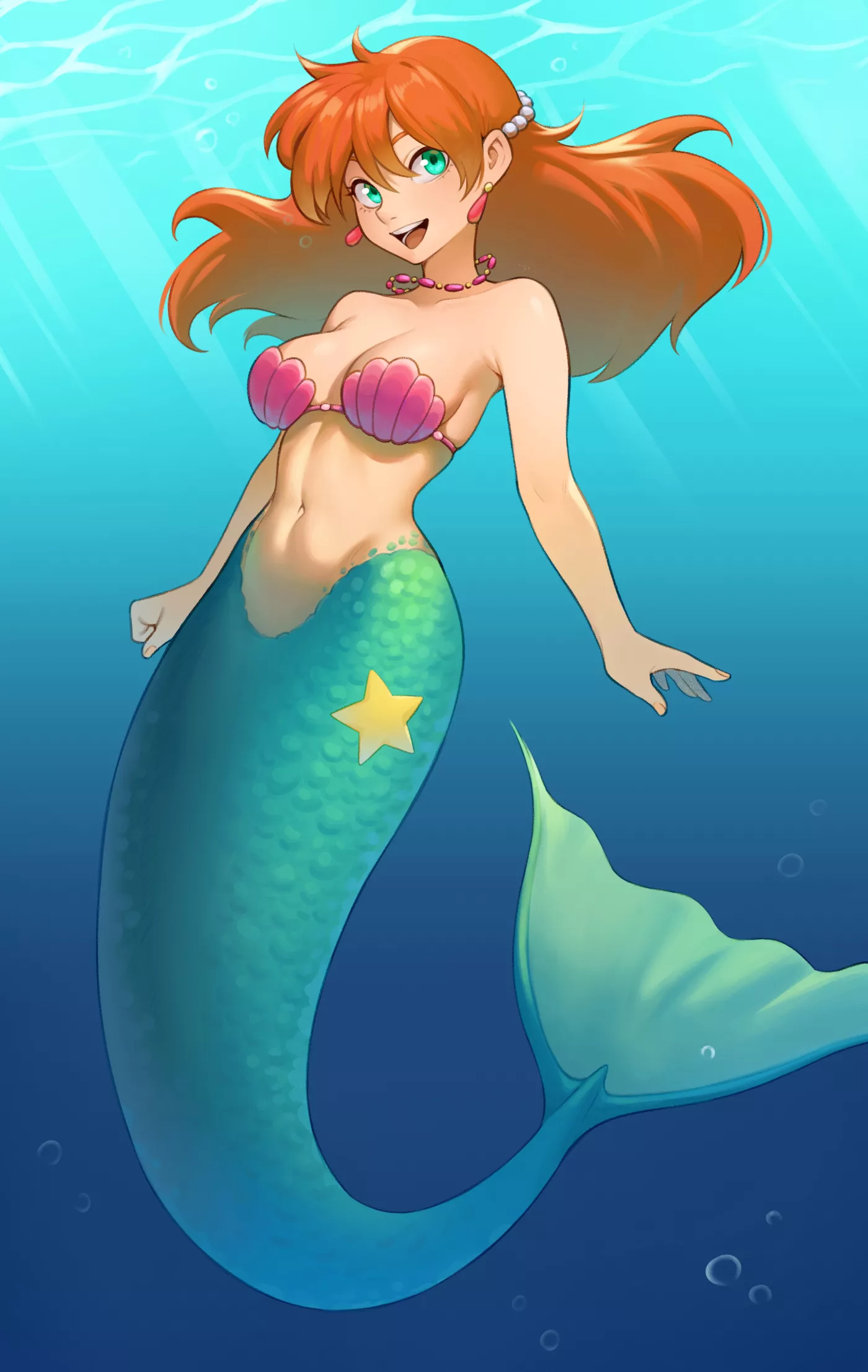 Mermaid Misty by @cheshirrrrrko posted by FidoMix_Felicia