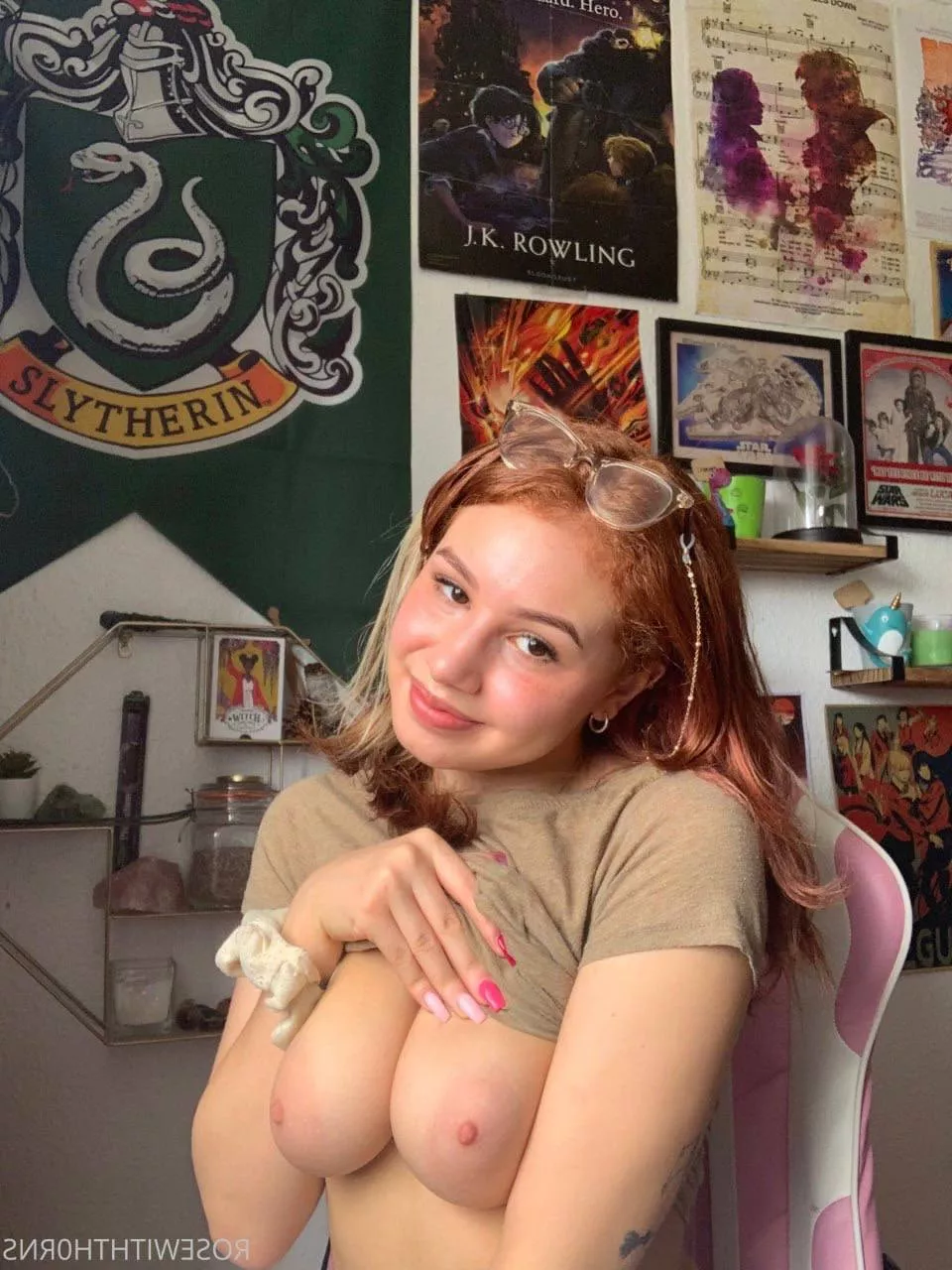 Nerdy titties are the most fun posted by redheadrosethorns