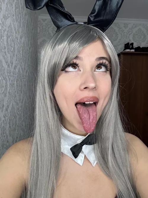 Pretty ahegao selfie by CharmingMistress