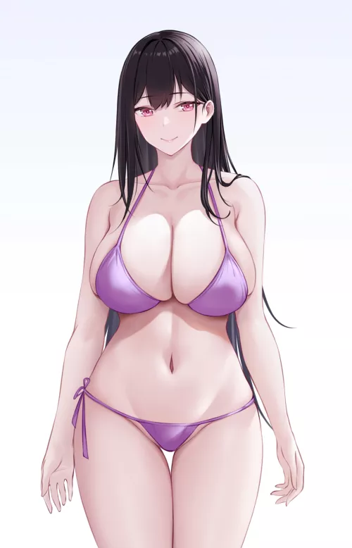 Purple bikini [Artist's Original] by x54dc5zx8