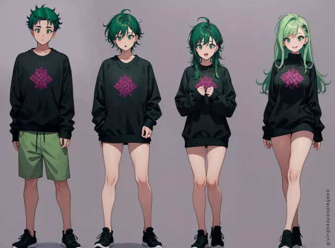 The Cursed Sweater - Transformation Sequence (givingbadpeoplegood) by givingbadpeoplegood