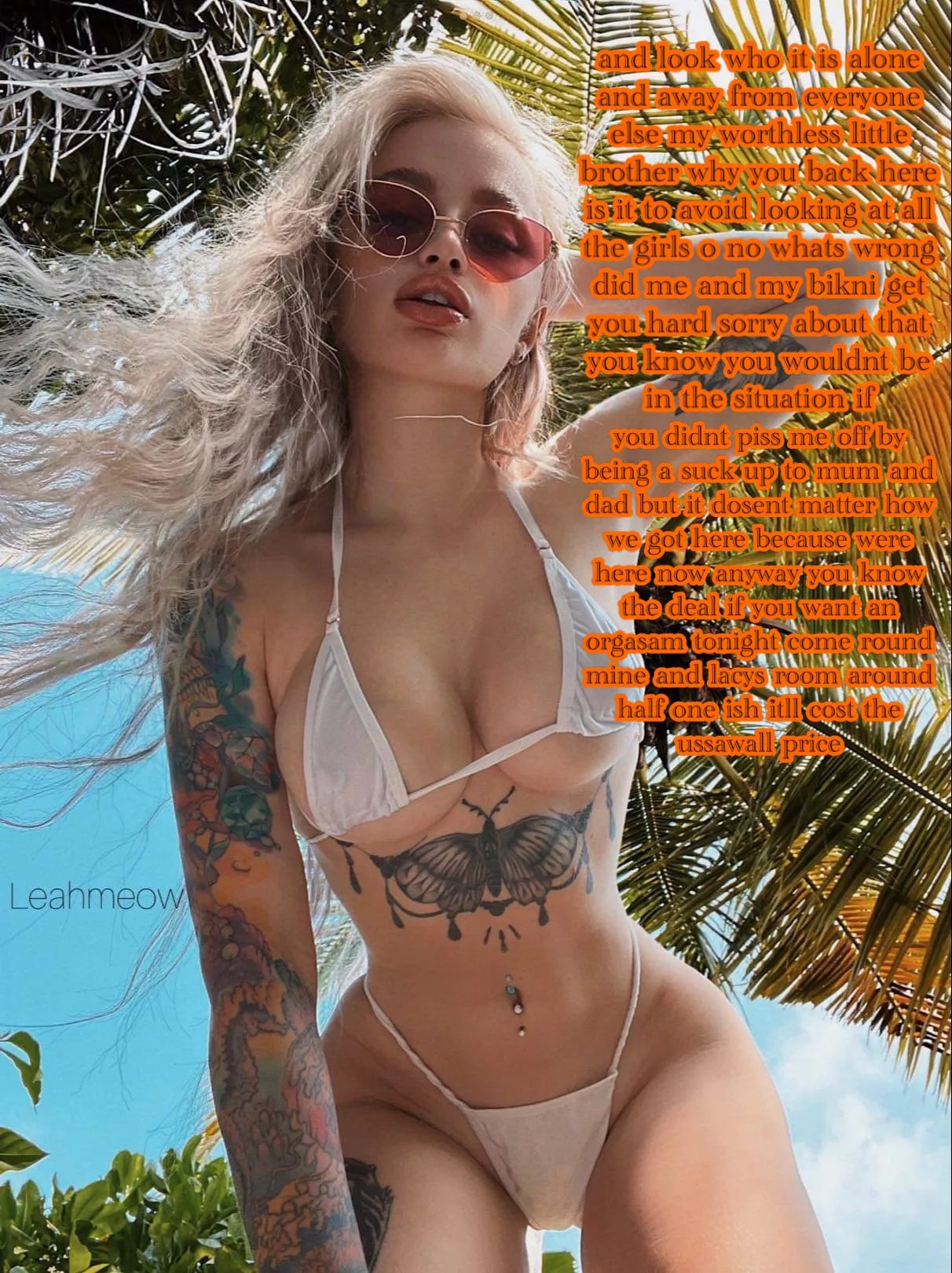 Your sister bully’s you for being In chastity posted by Noteneo