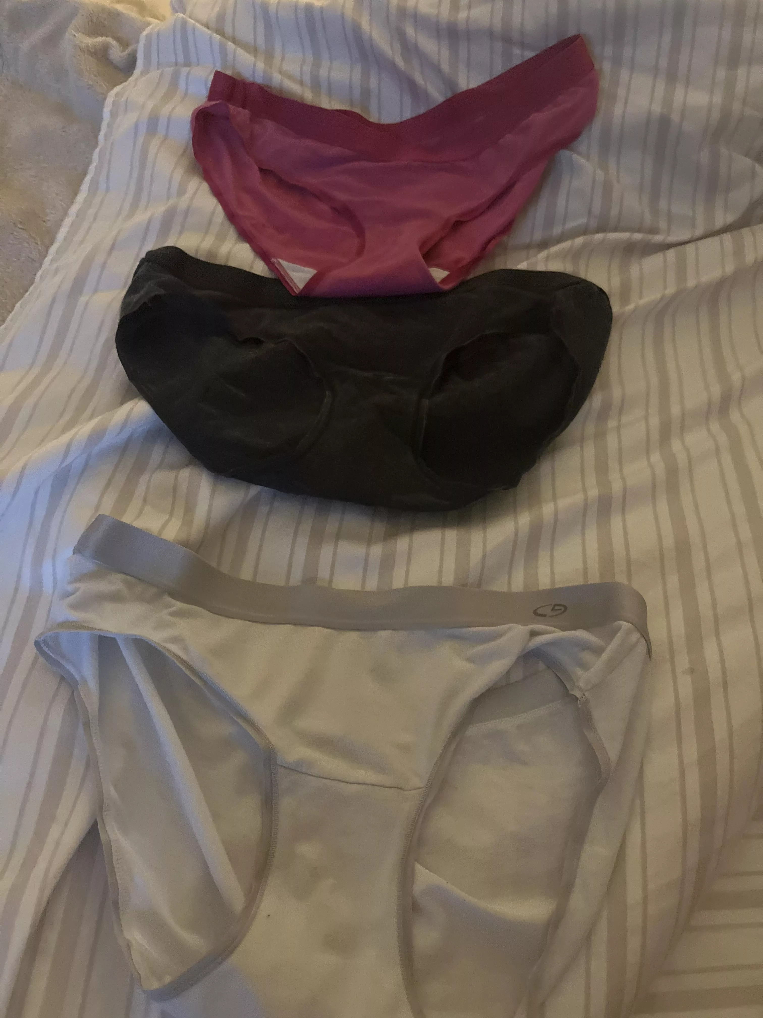 3 days of dirty panties. 1 from a run. Yum posted by KinkyBiCT