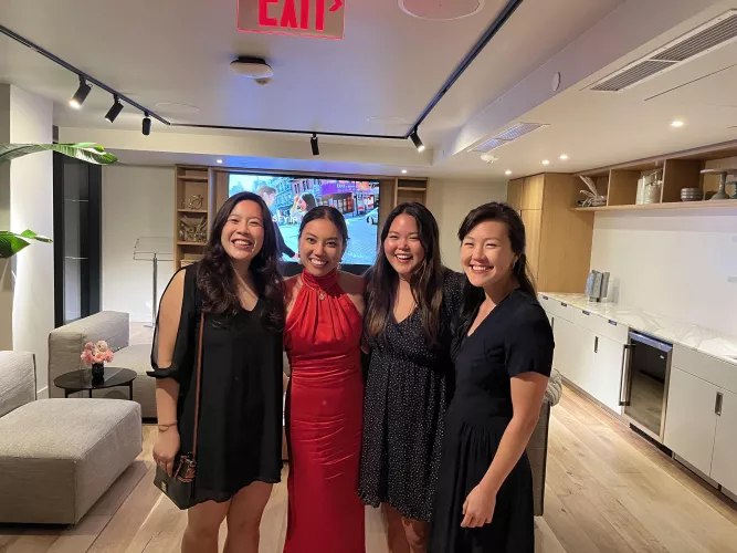 4 best friends. Guess what their husbands are packing. If you are close, I’ll make my wife show you…whatever you want 🙈 by Odd-Depth385