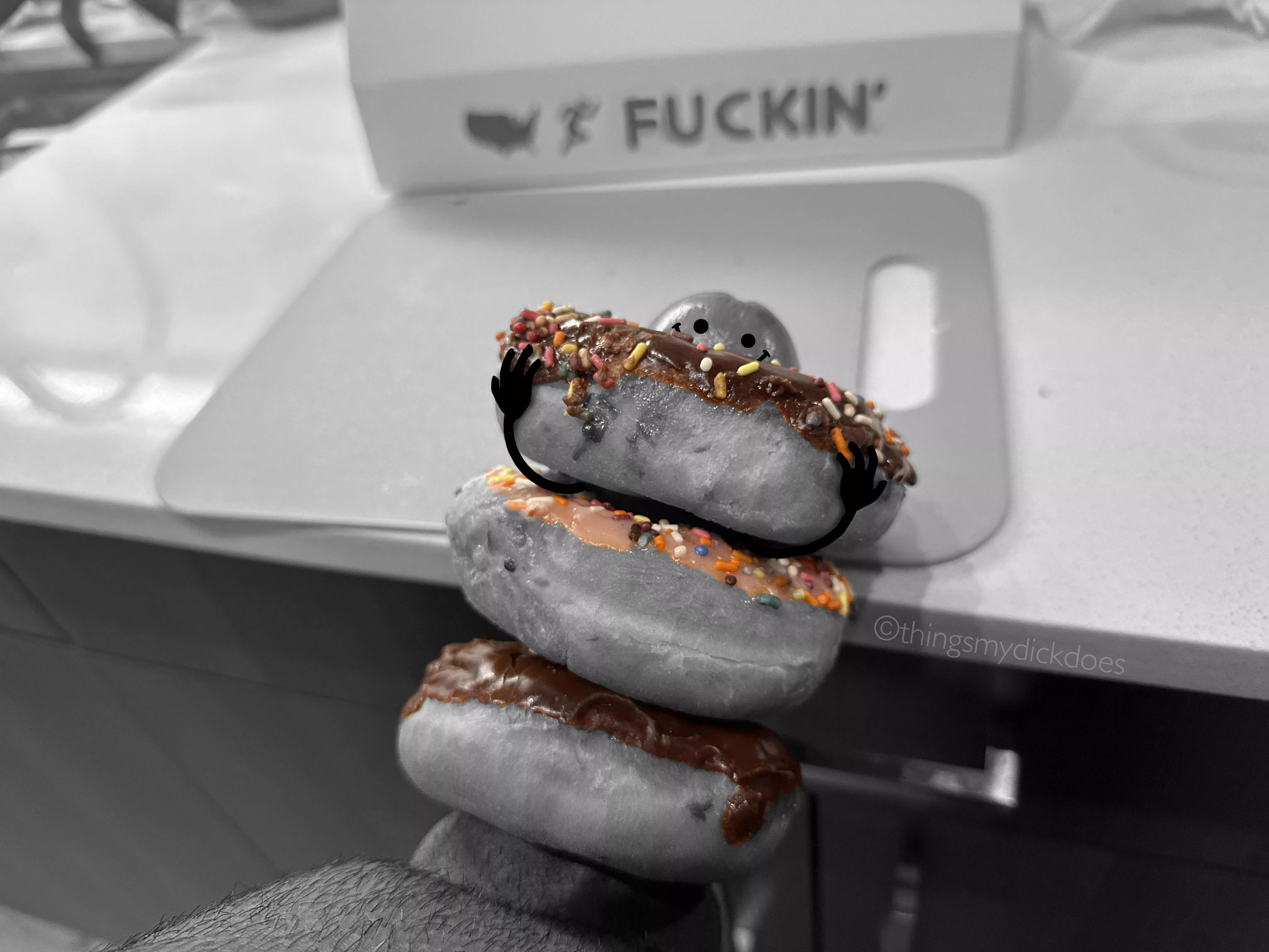 Compared to three donuts :] posted by thingsmydickdoes