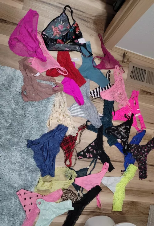 Could not believe I own this many pair of panties and more by ShirleyCD_PNW
