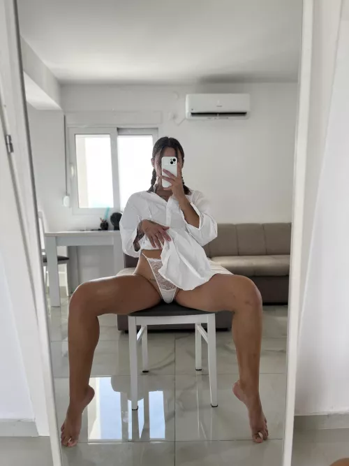 Feeling so playful in my formal skirt by BecBod