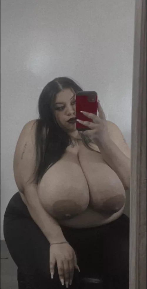 Good morning🖤, do my tits help with your morning wood? by Purehoney6100