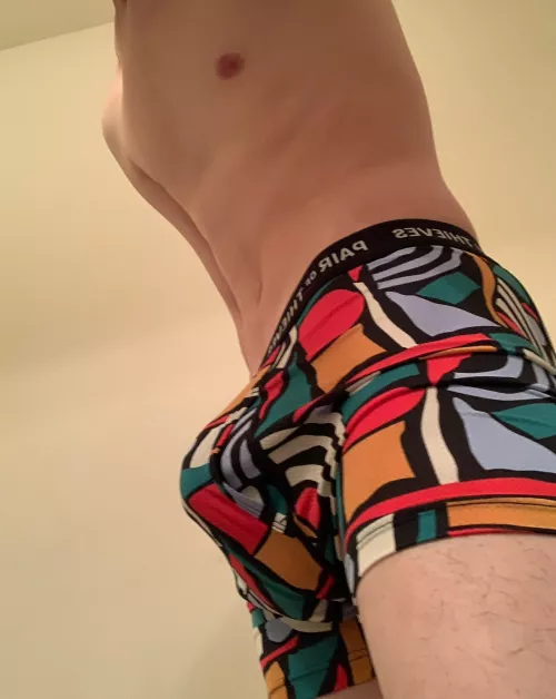 How does my bulge look in my new underwear? ;) by guywith1dick