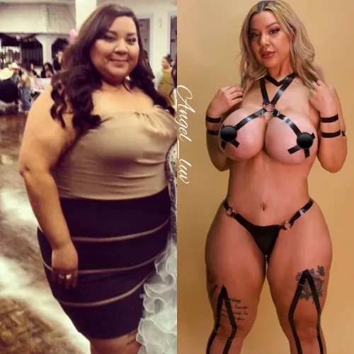 I love showing off my body now, it’s a work of art [oc] by BimboInTraining_